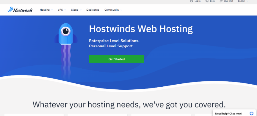 Hostwinds – Best Cloud Hosting Solutions for Small Businesses