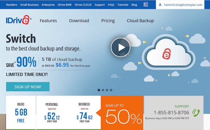 IDrive Personal Server Cloud Backup Solutions