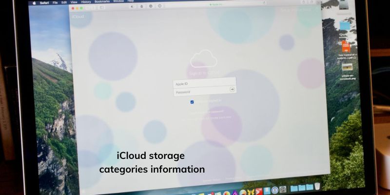 How To Check Cloud Storage: iCloud storage categories information