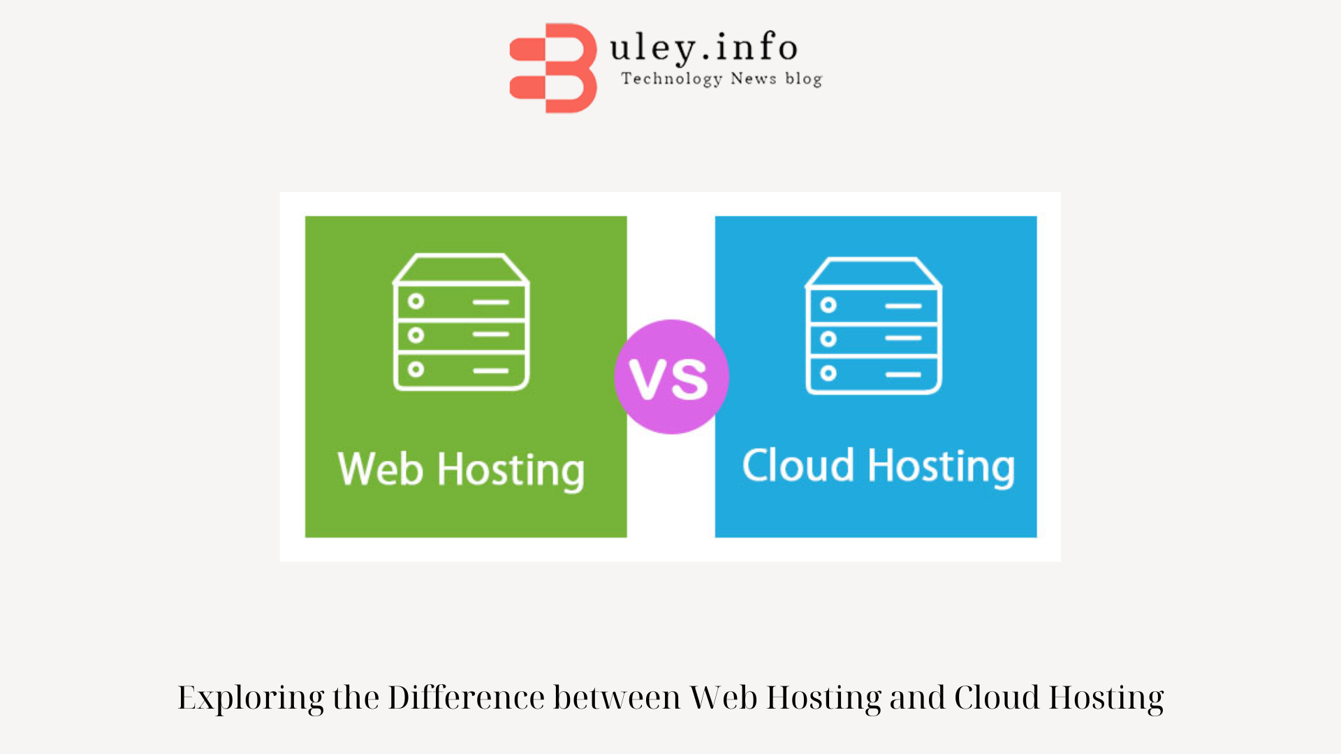 Exploring the Difference between Web Hosting and Cloud Hosting