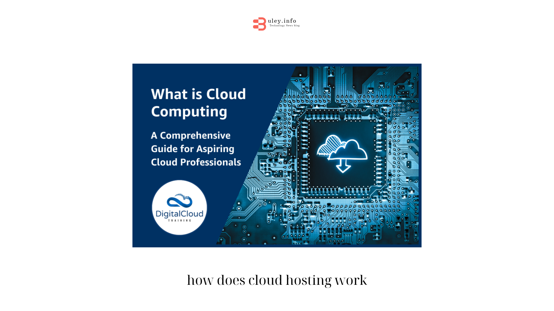 how does cloud hosting work